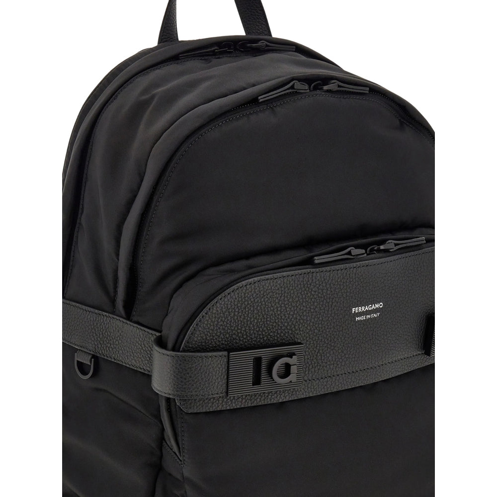 Mochilas Ferragamo pretas masculinas