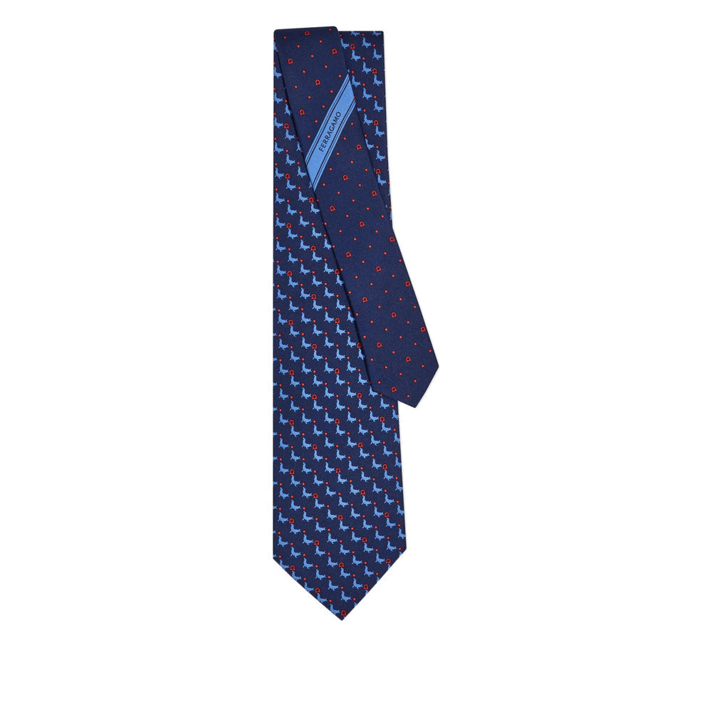 Ferragamo Blue Ties & Bow Ties Men