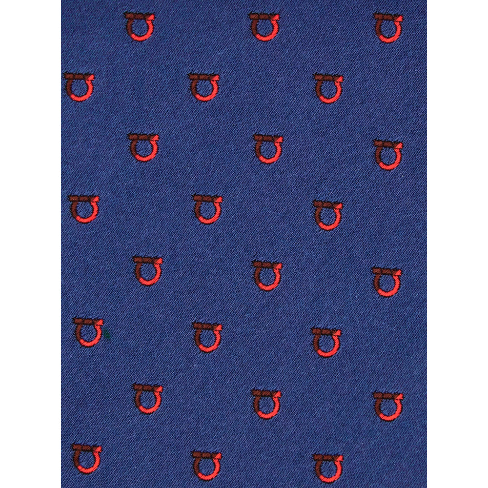 Gravatas e laços Ferragamo azuis para homem