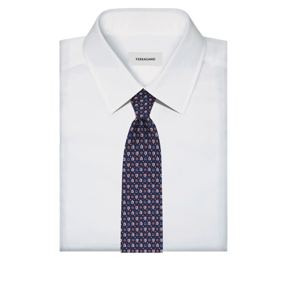 Ferragamo Blue Ties & Bow Ties Men