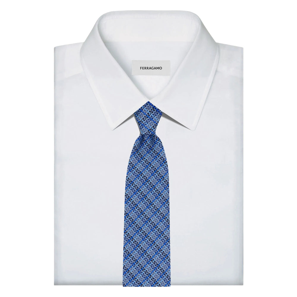 Ferragamo Blue Ties & Bow Ties Men