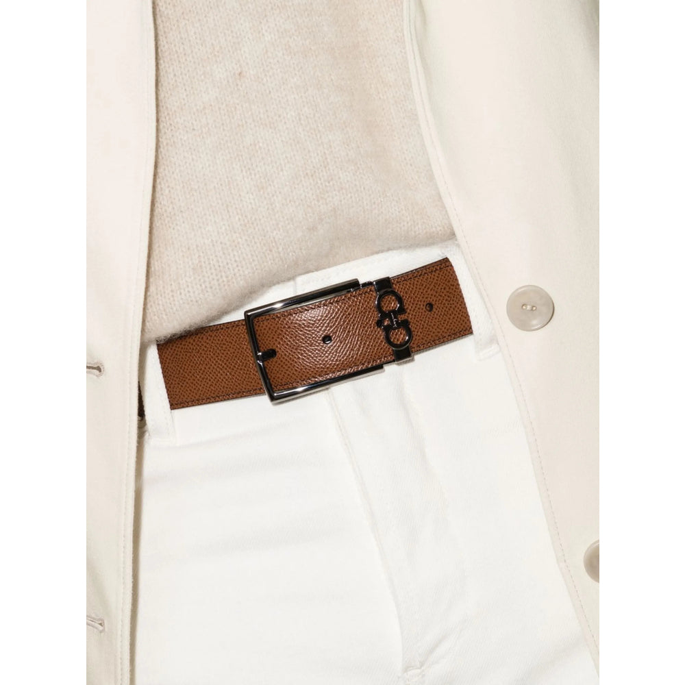 Ferragamo Brown Belts Men