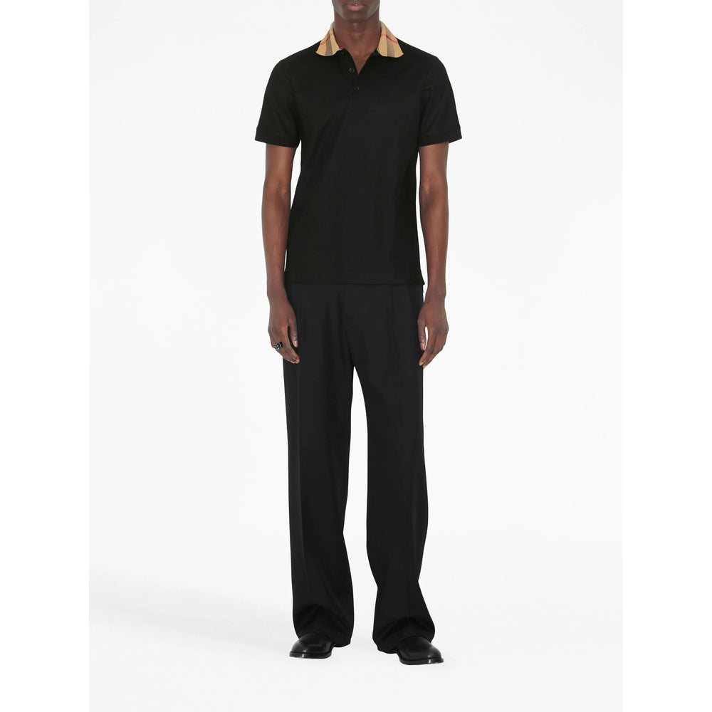 Burberry Black Polo Shirts Men