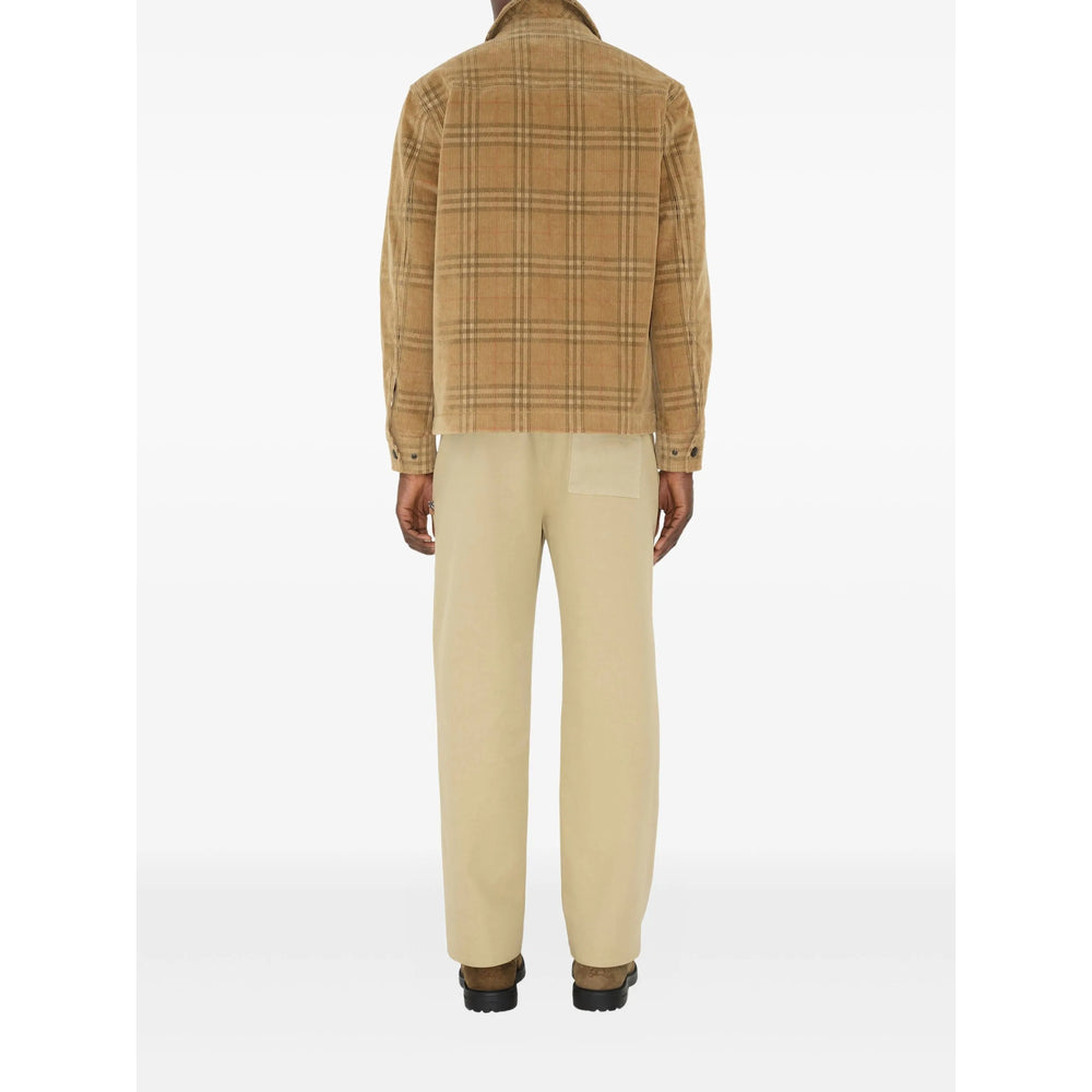 Burberry Brown Jackets - Shirt Jackets Men