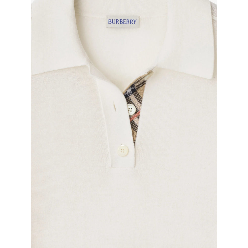 Burberry White Tops - Polo Tops Women