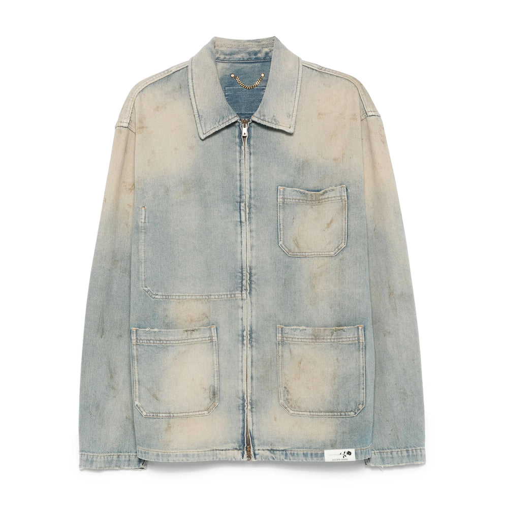 Golden Goose Blue Jackets - Denim Jackets Men