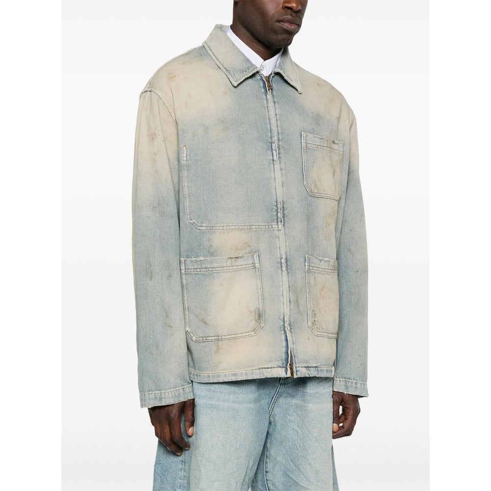 Golden Goose Blue Jackets - Denim Jackets Men