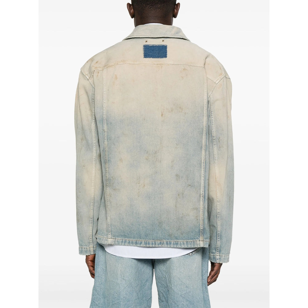 Golden Goose Blue Jackets - Denim Jackets Men