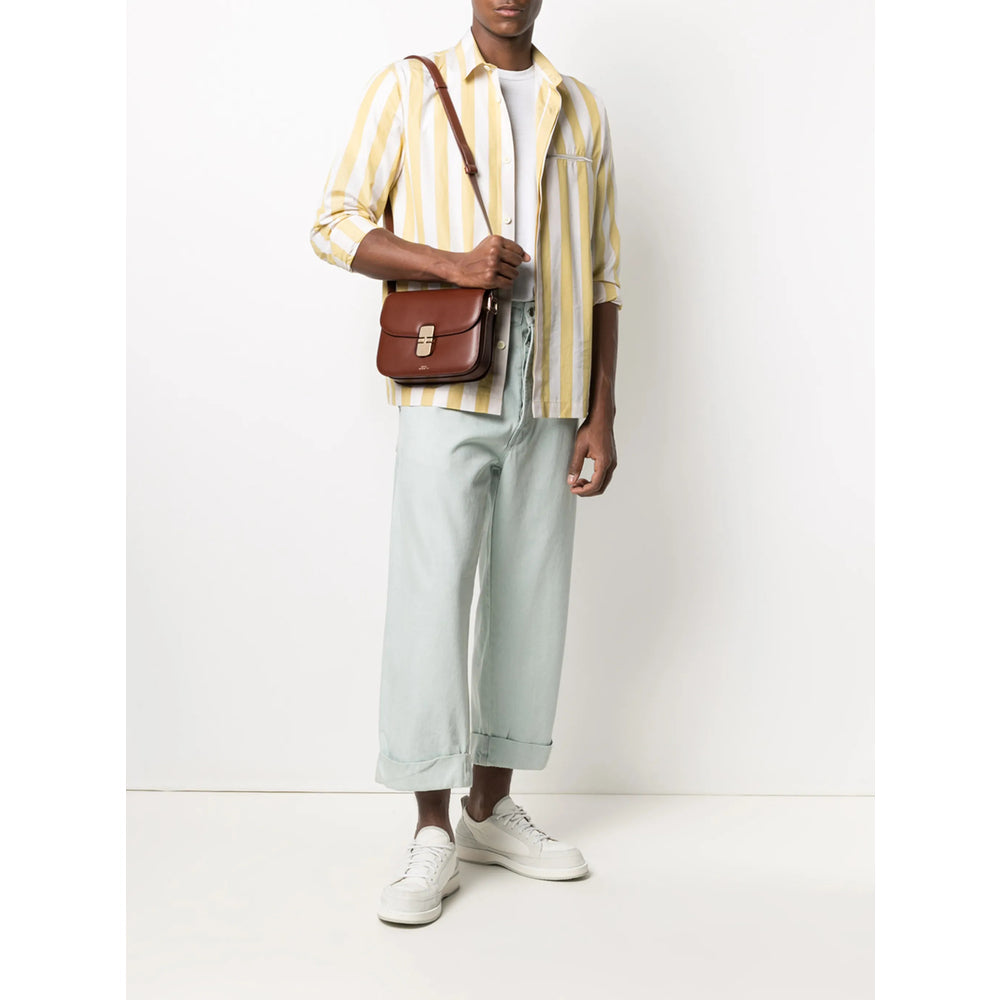 A.P.C. Brown Shoulder Bags Men
