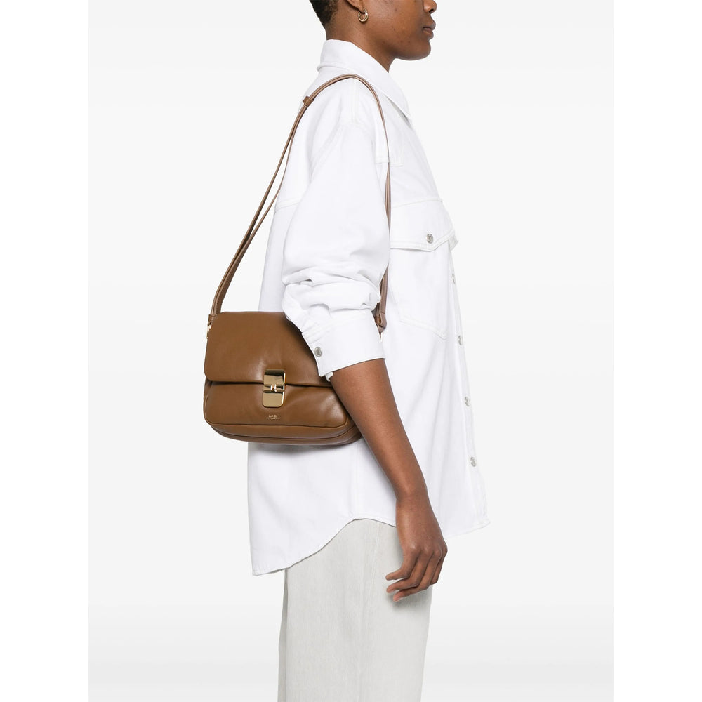 A.P.C. Brown Shoulder Bags Women