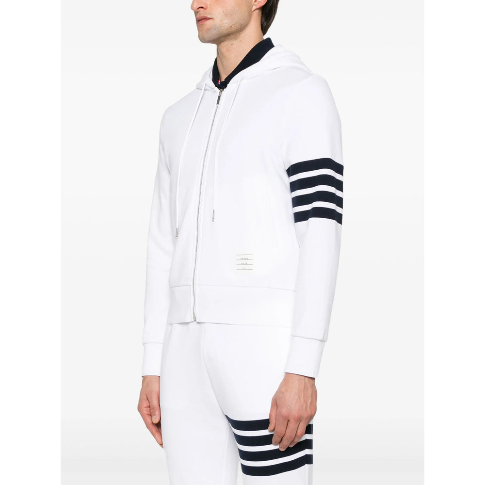 Thom Browne White Sweaters & Knitwear - Hoodies Men