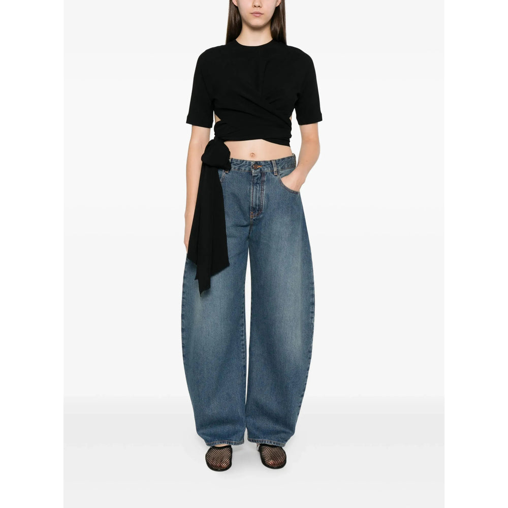 Alaïa  Denim - Wide-Leg Jeans Women