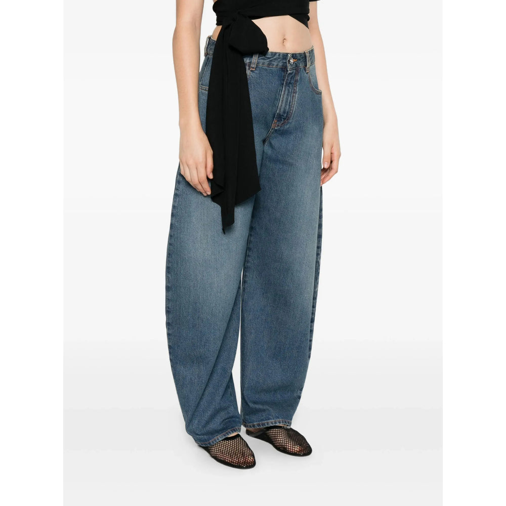 Alaïa  Denim - Wide-Leg Jeans Women