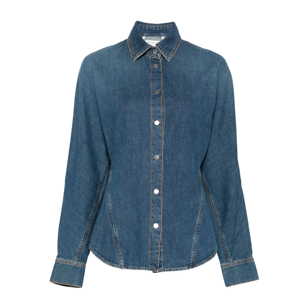 Alaïa Blue Tops - Shirts Women
