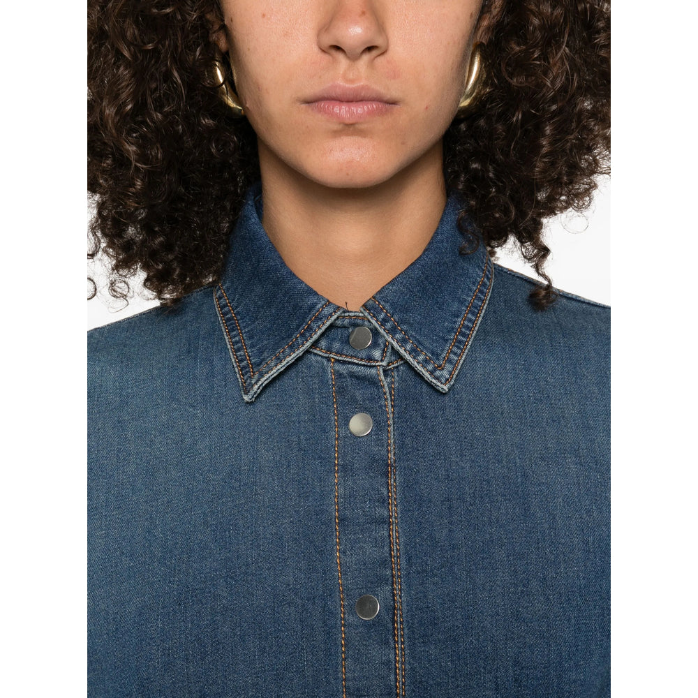 Alaïa Blue Tops - Shirts Women