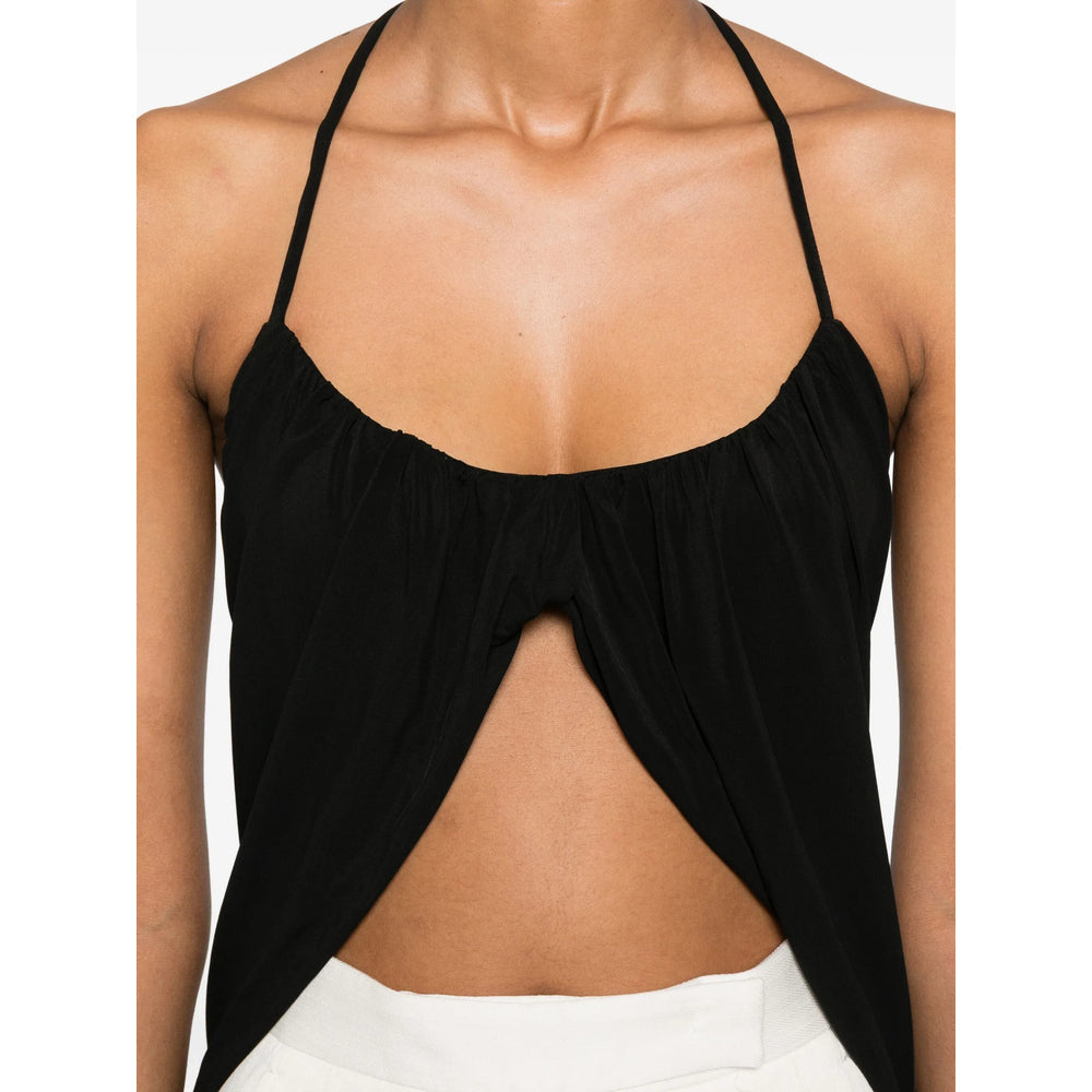 Alaïa Black Tops - Vests & Tank Tops Women