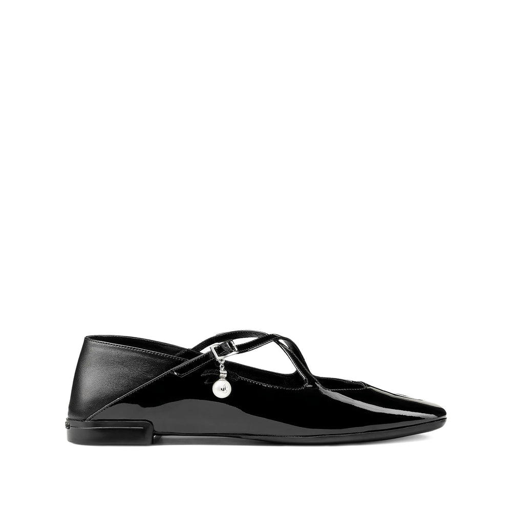 Jimmy Choo Black Ballet Flats Women
