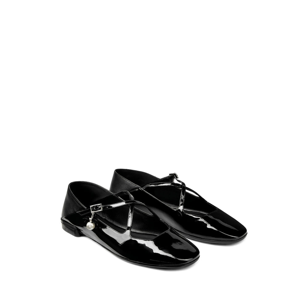 Jimmy Choo Black Ballet Flats Women