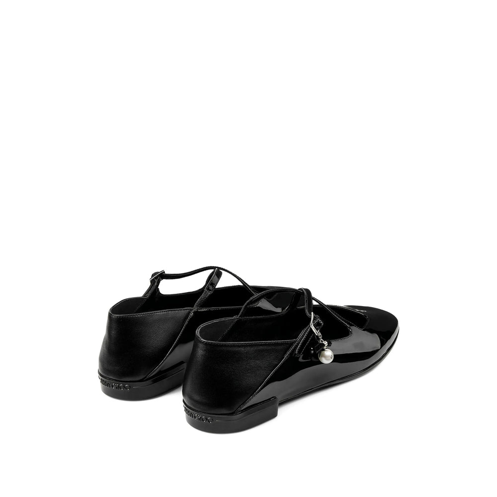 Jimmy Choo Black Ballet Flats Women
