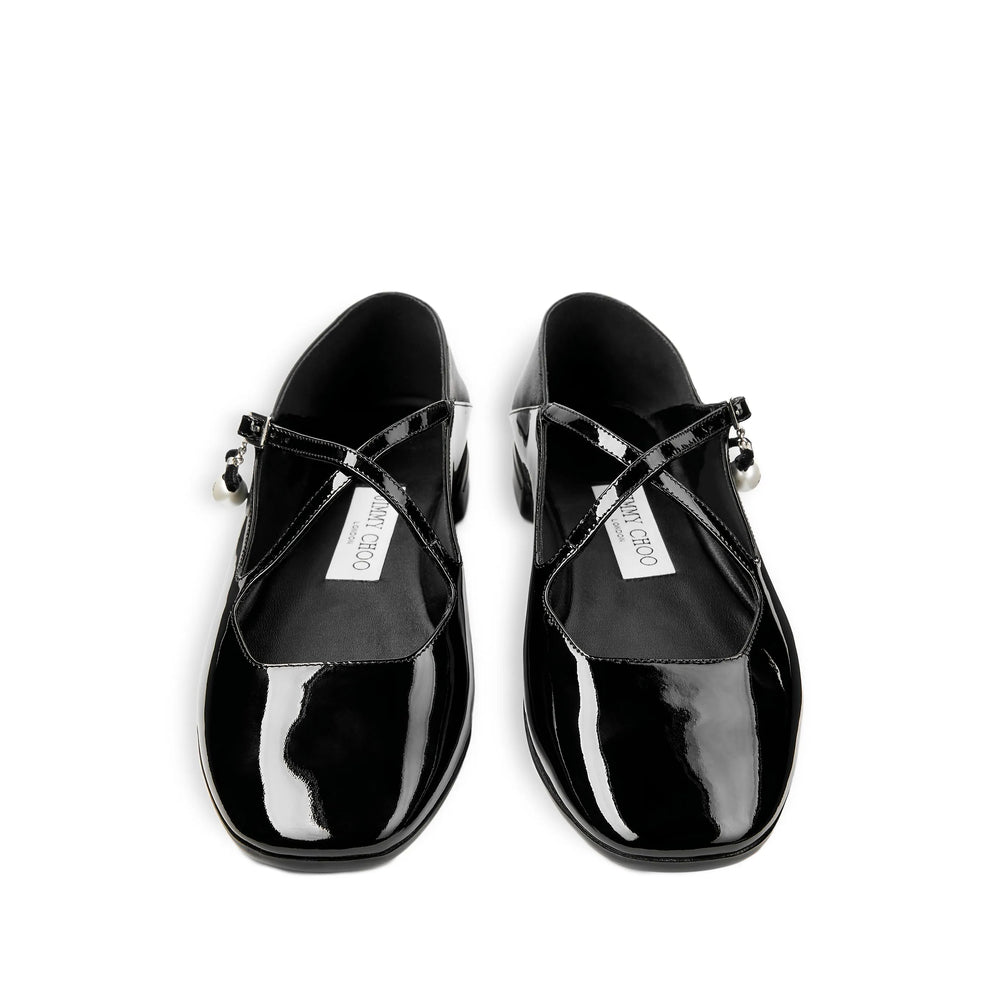 Jimmy Choo Black Ballet Flats Women