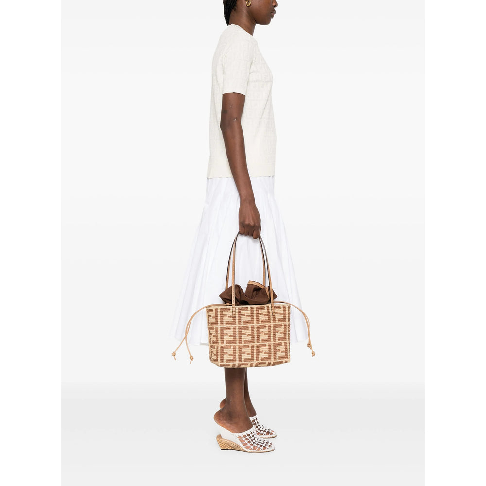 Fendi Neutrals Tote Bags Women