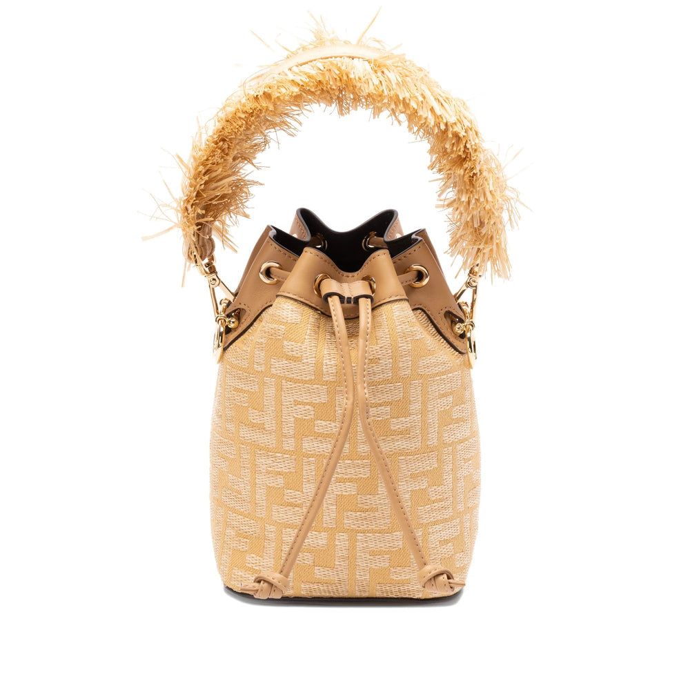 Fendi Neutrals Bucket Bags Women