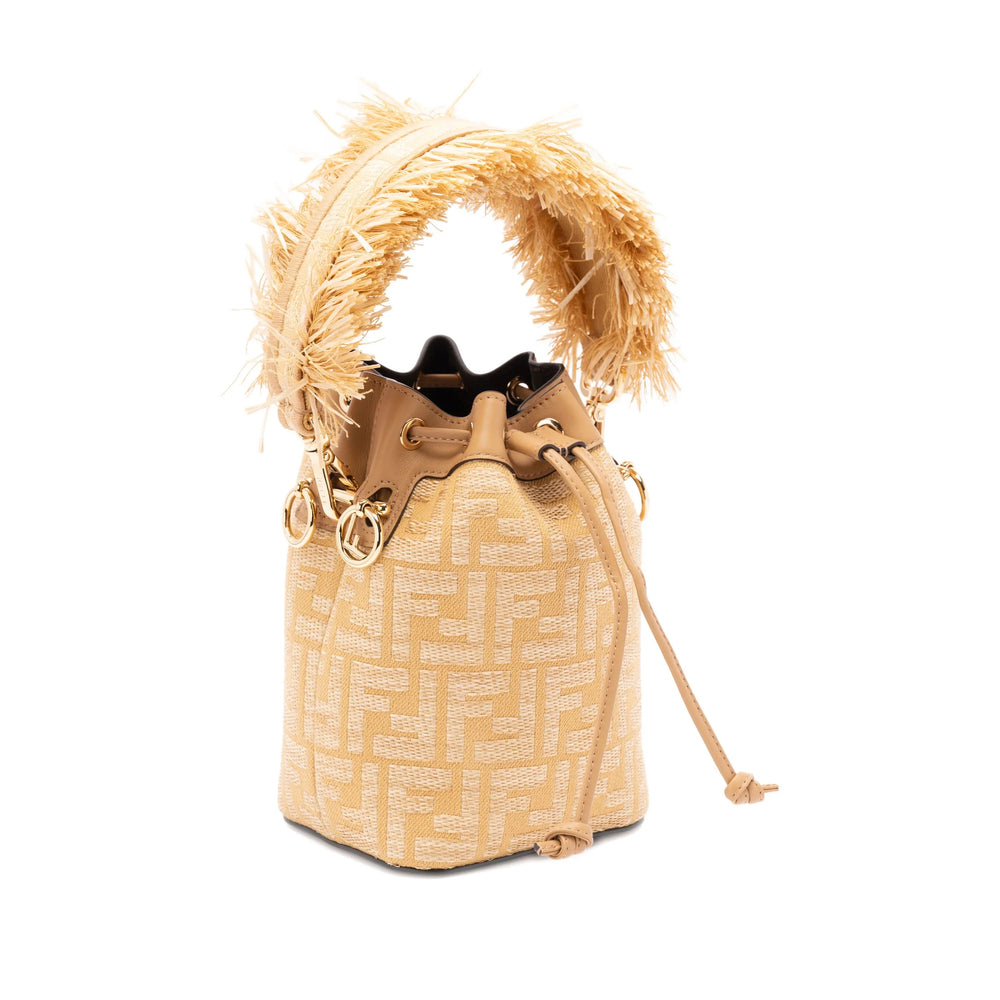 Fendi Neutrals Bucket Bags Women