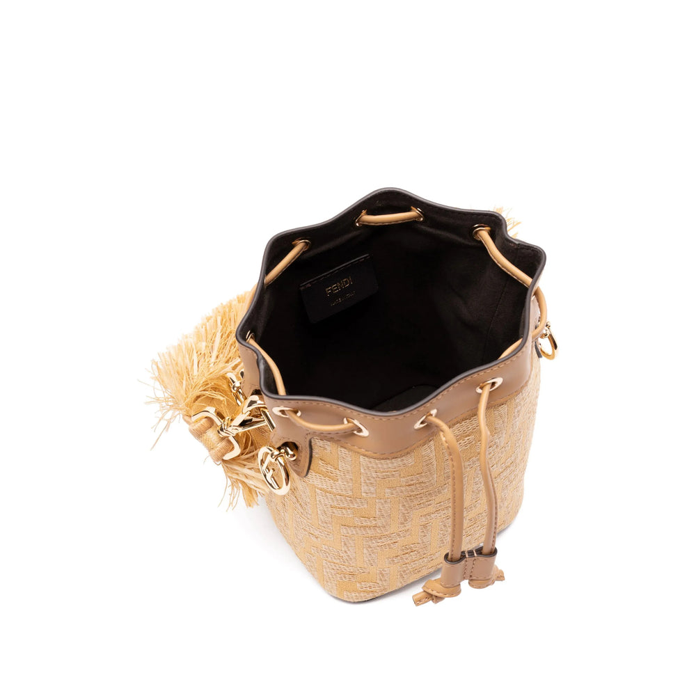 Fendi Neutrals Bucket Bags Women