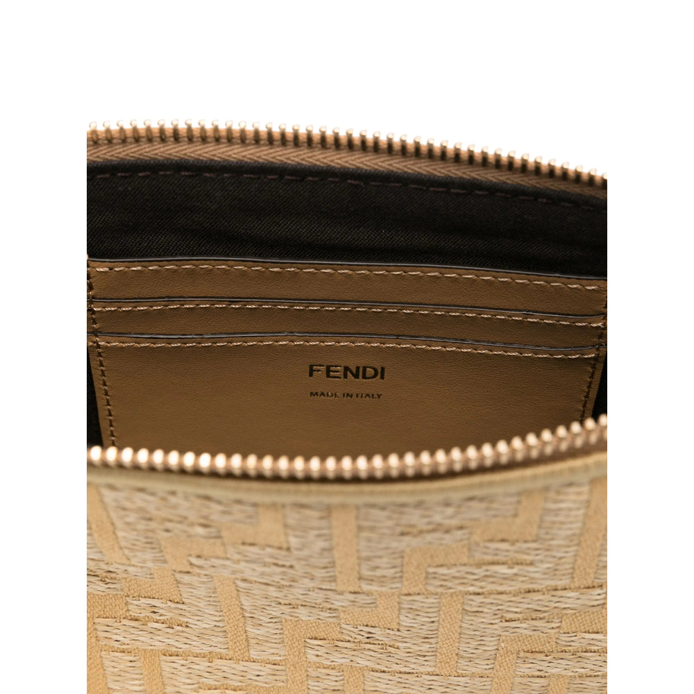 Fendi Neutrals Shoulder Bags Women