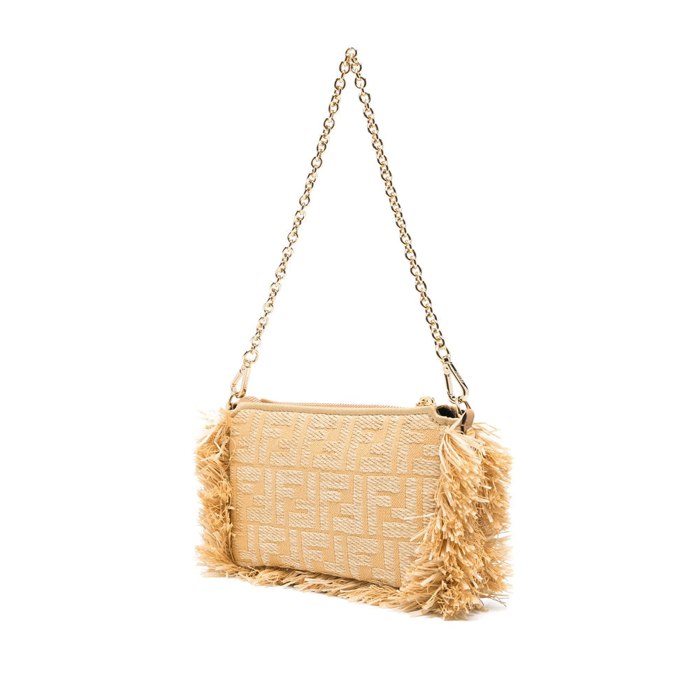Fendi Neutrals Shoulder Bags Women