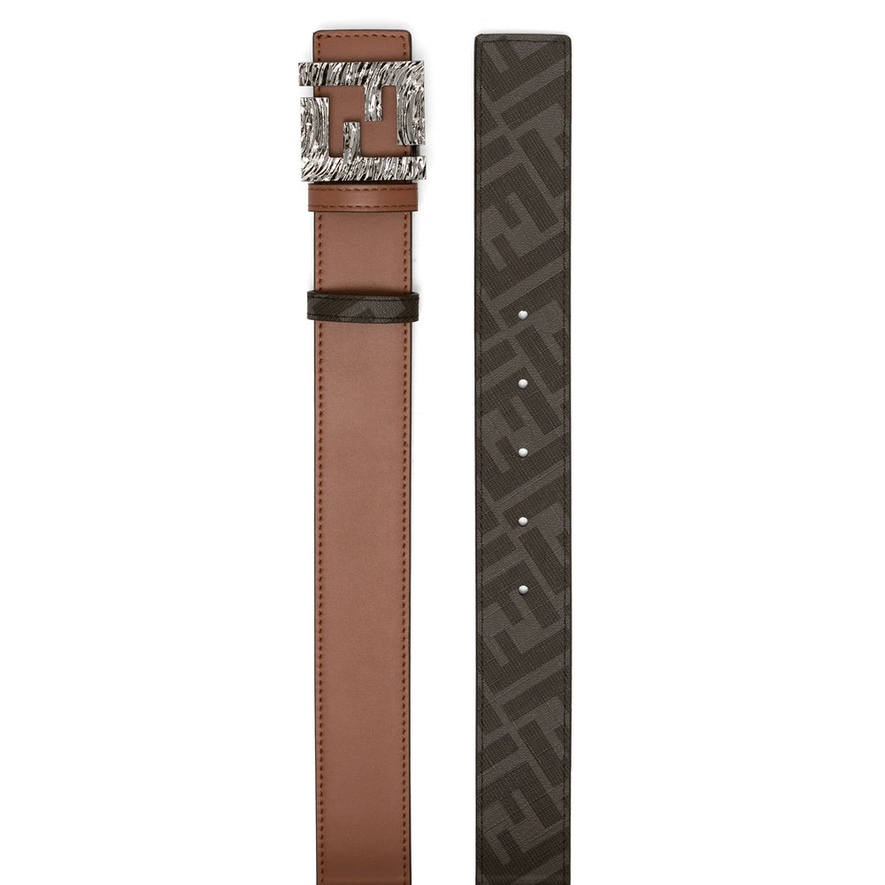 Fendi Black Belts Men