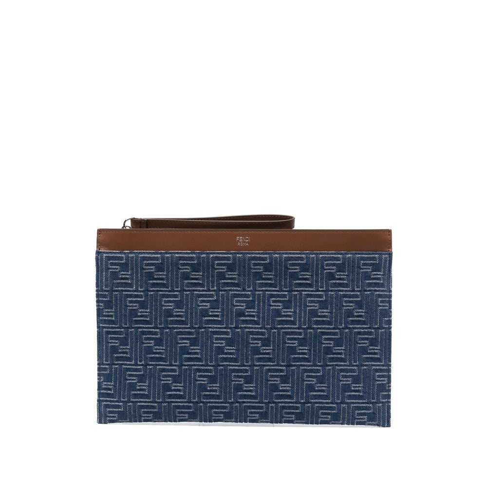 Fendi Blue Clutch Bags Men