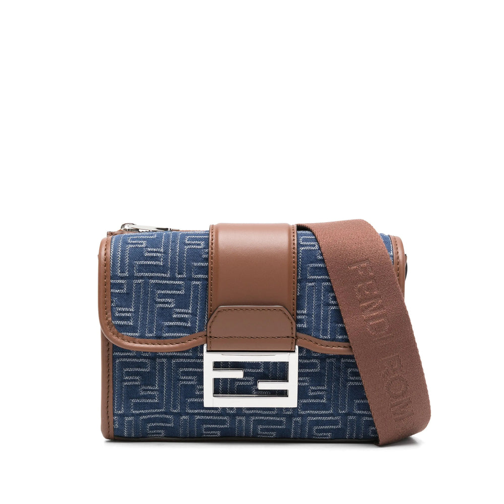Fendi Blue Messenger Bags Men