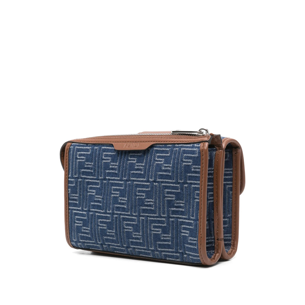 Fendi Blue Messenger Bags Men