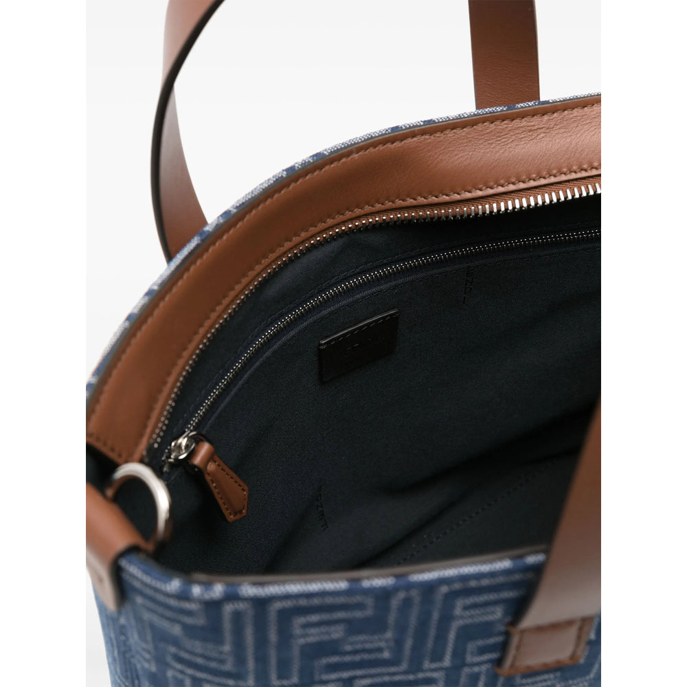 Fendi Blue Tote Bags Men