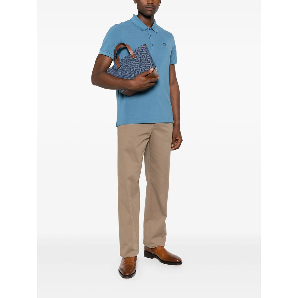 Fendi Blue Tote Bags Men