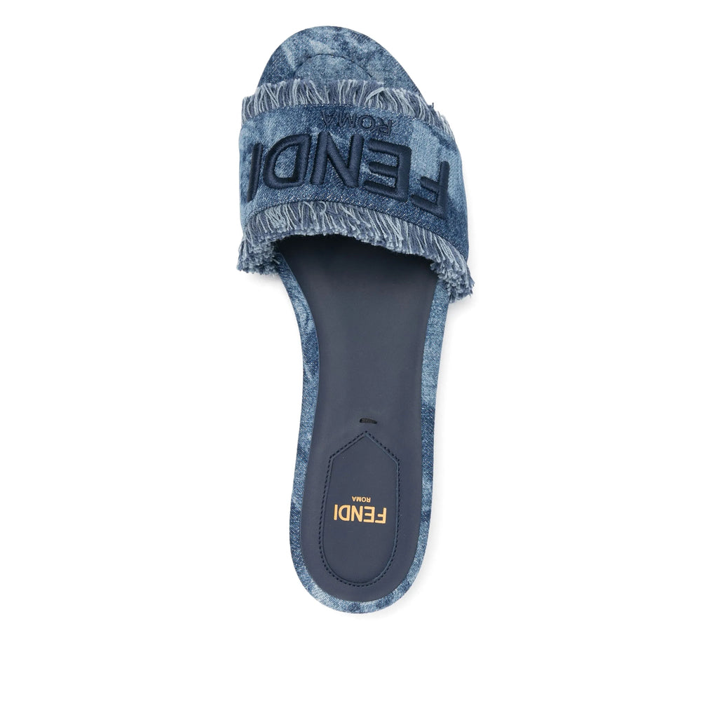 Fendi Blue Flip-Flops & Slides Women