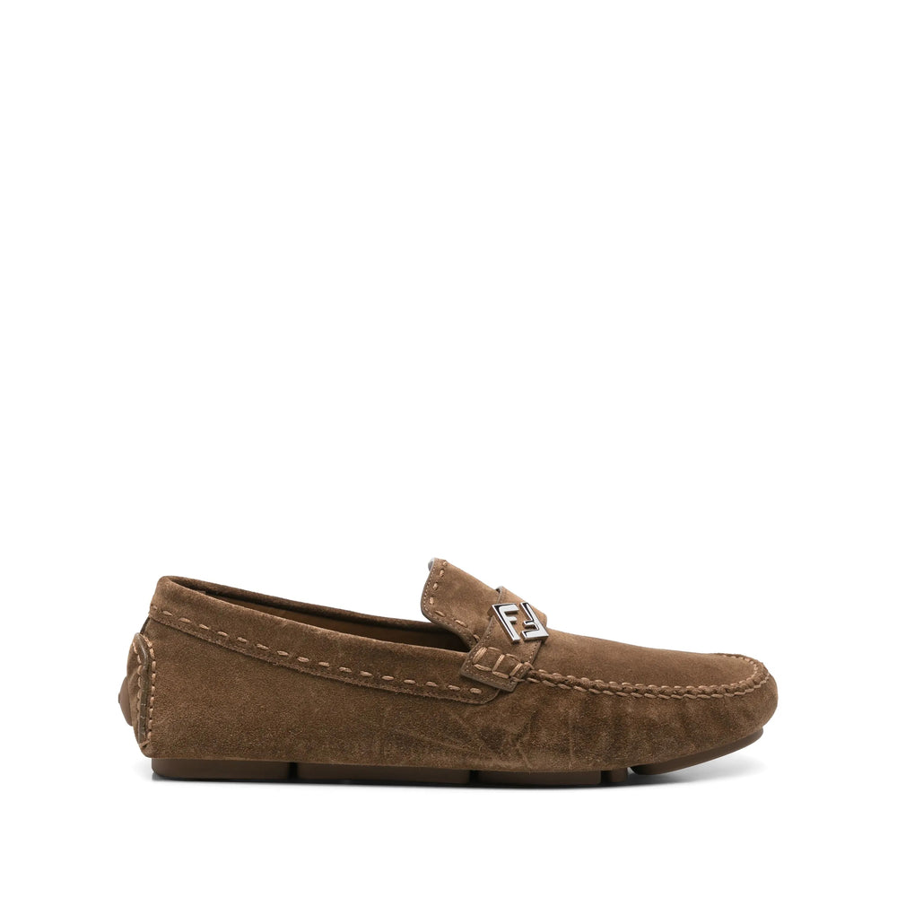 Fendi Brown Loafers Men