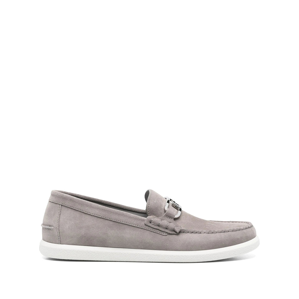 Fendi Grey Loafers Men