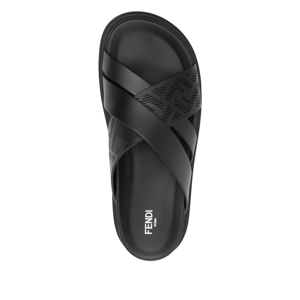 Fendi Black Sandals Men
