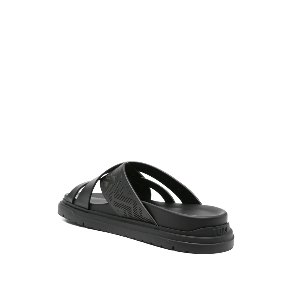 Fendi Black Sandals Men