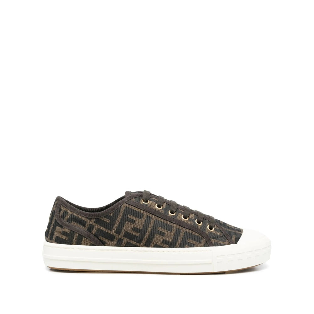 Fendi Brown Trainers - Low-Tops Men