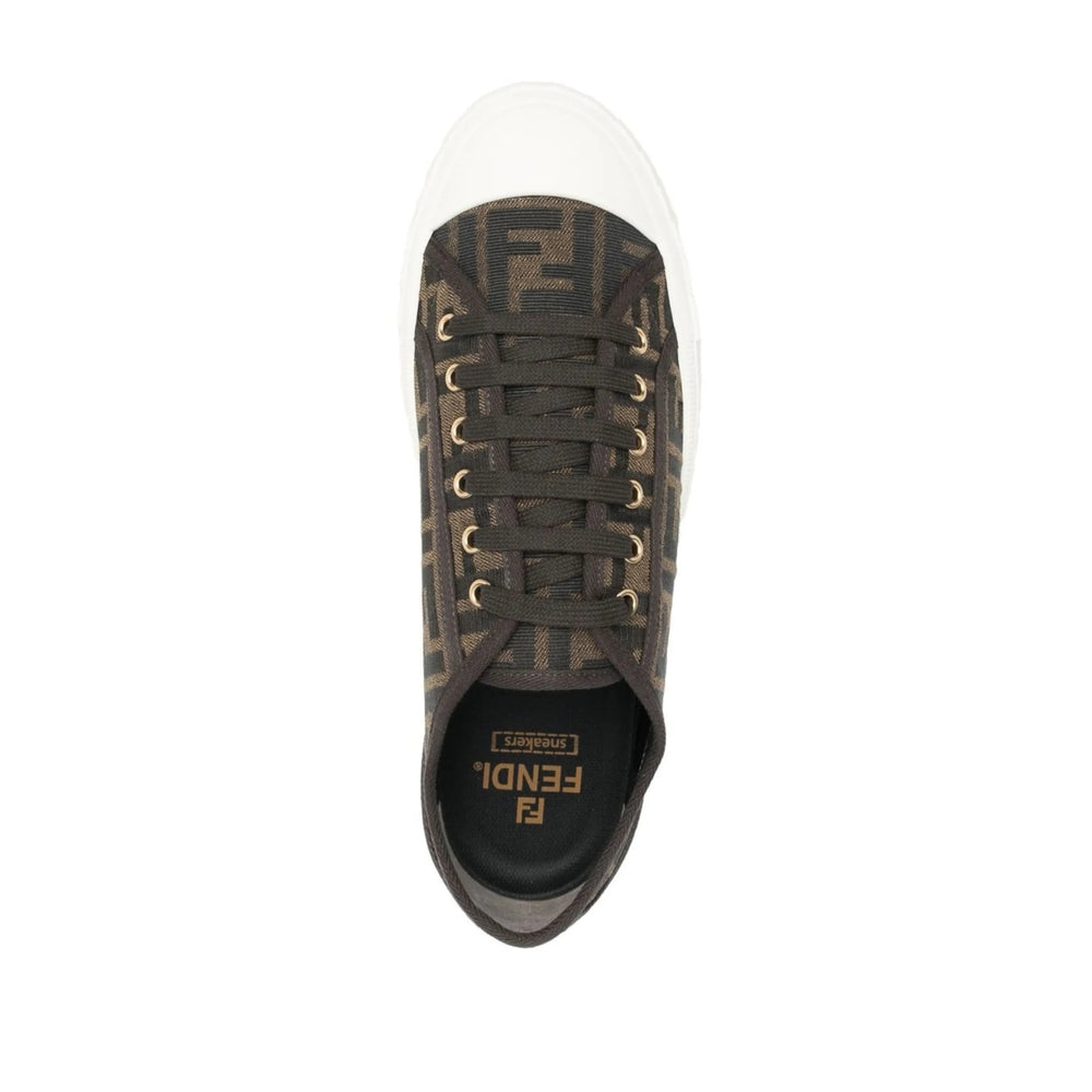 Fendi Brown Trainers - Low-Tops Men