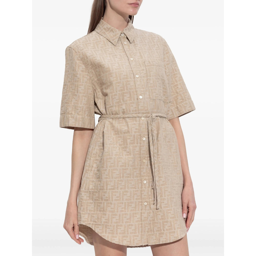 Fendi Neutrals Dresses - Day Dresses Women