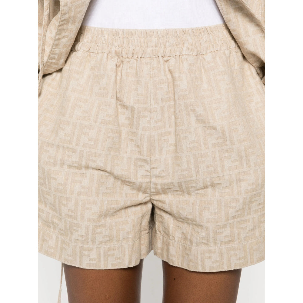 Fendi Neutrals Shorts - Short Shorts Women