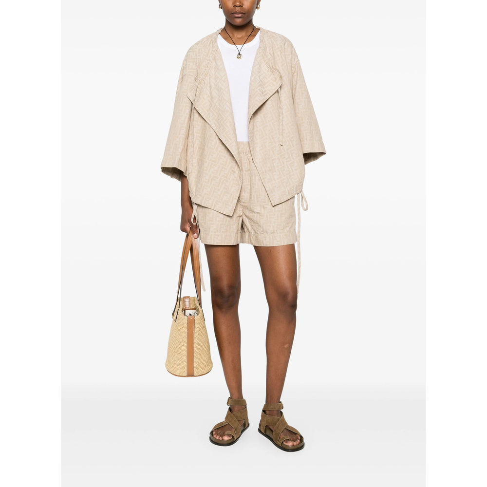 Fendi Neutrals Shorts - Short Shorts Women