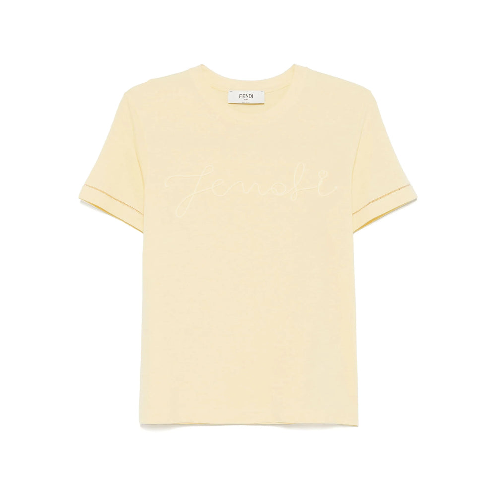 Fendi Yellow Tops - T-Shirts & Jerseys Women