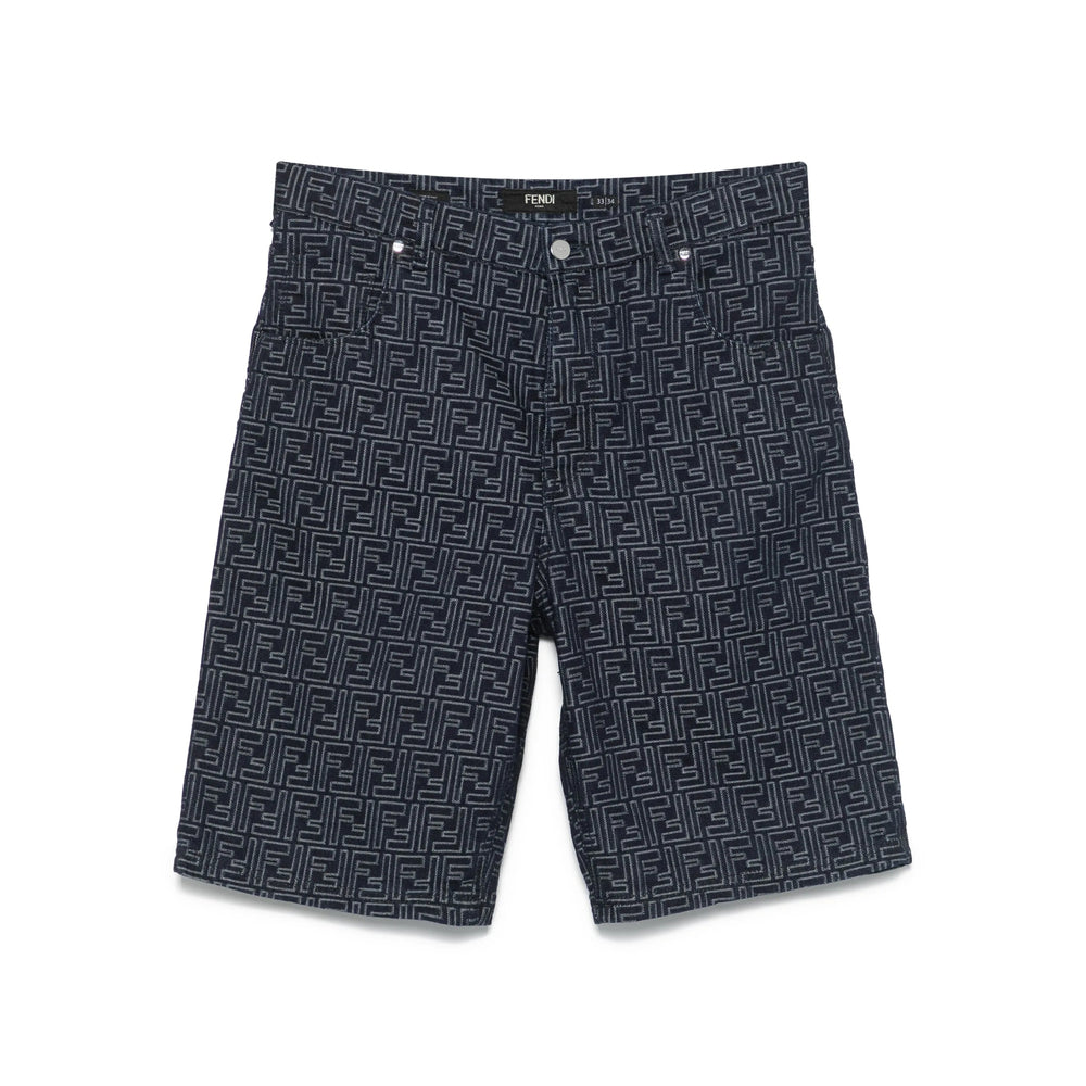 Fendi Blue Shorts - Bermuda Shorts Men
