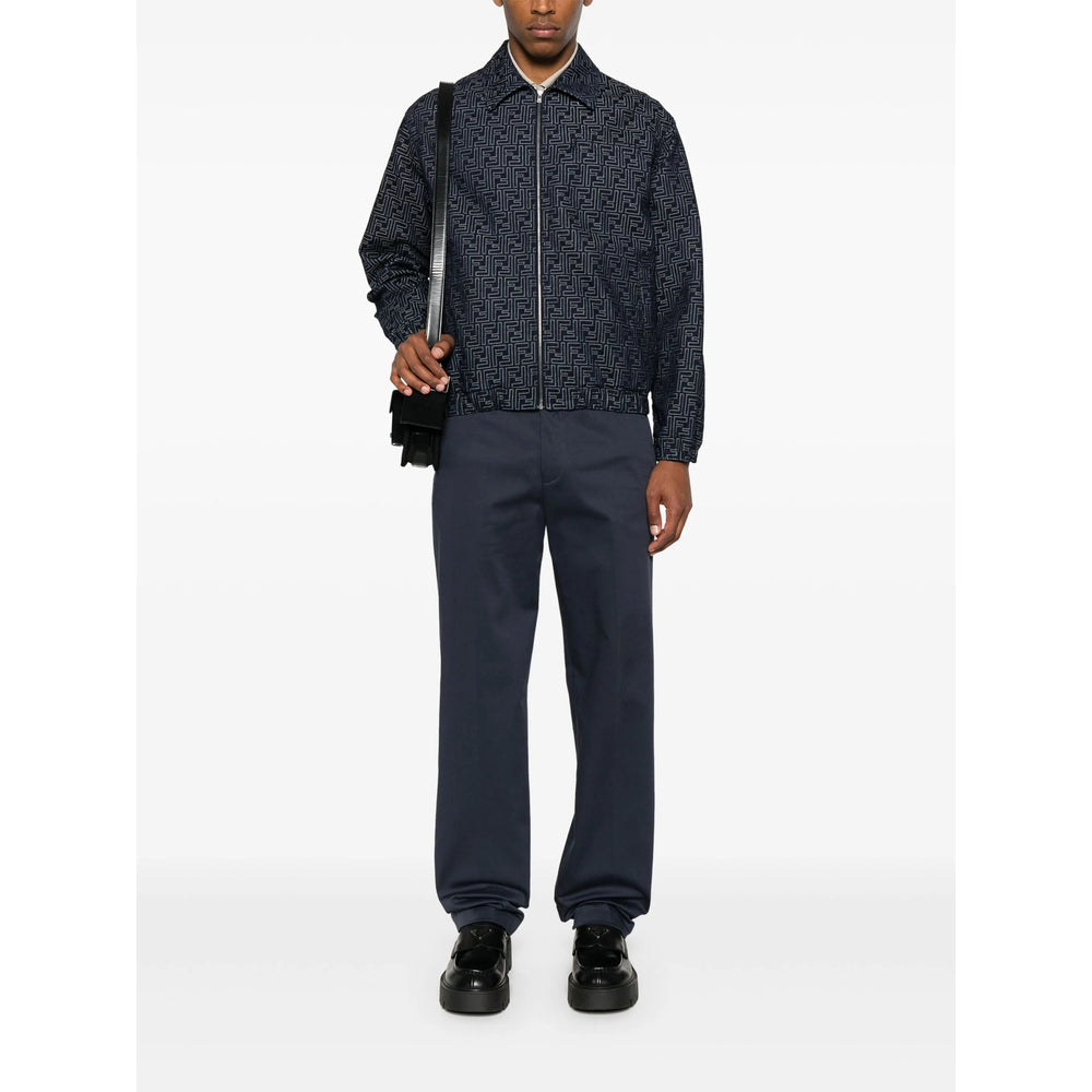 Fendi Blue Jackets - Bomber Jackets Men