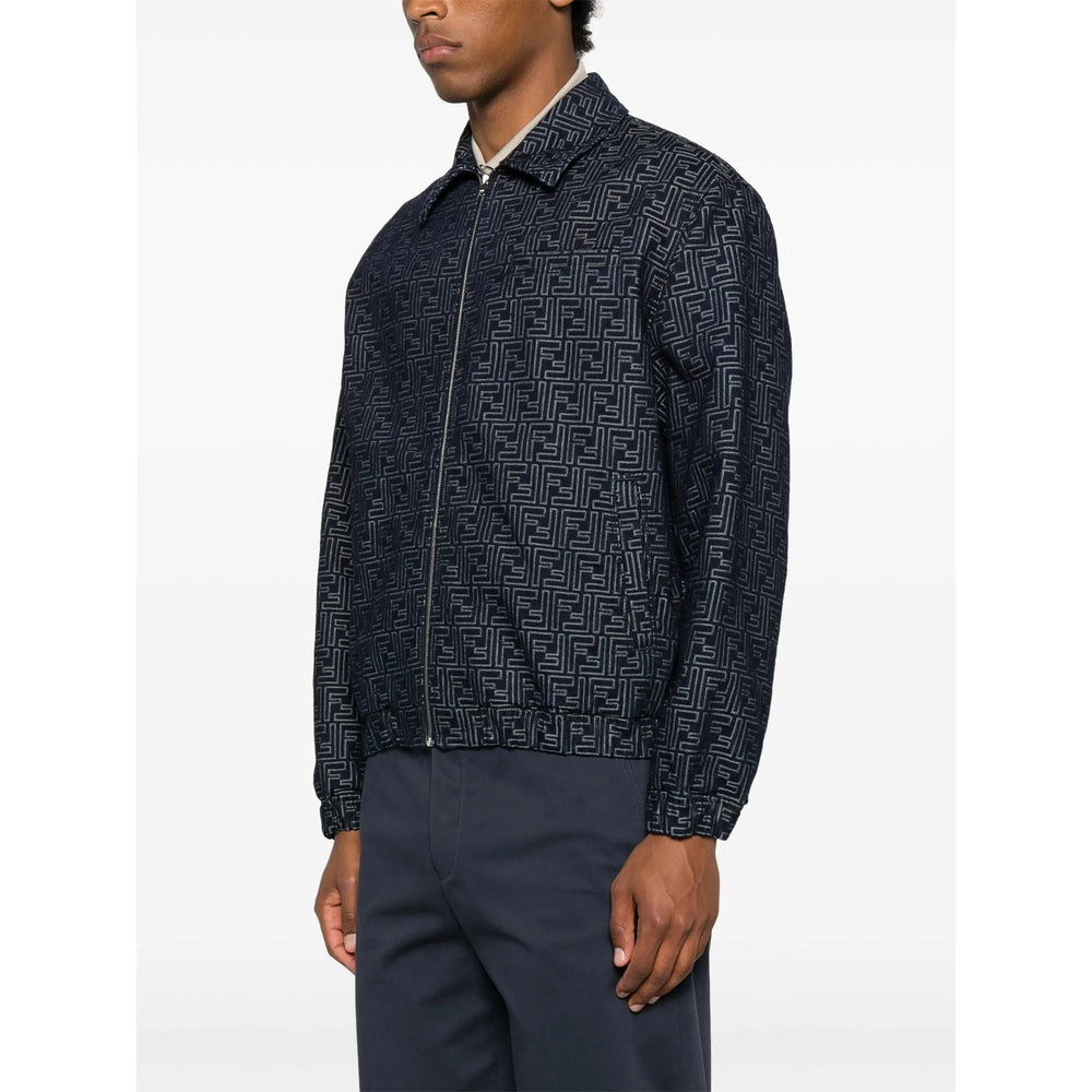 Fendi Blue Jackets - Bomber Jackets Men